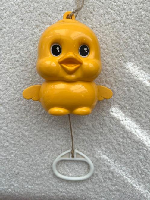 Vintage Sankyo Kuiken Muziekdoosje - werkend!, Kinderen en Baby's, Speelgoed | Babyspeelgoed, Gebruikt, Overige typen, Met geluid