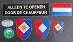 7 Landmacht voertuig stickers (ST19), Ophalen of Verzenden, Zo goed als nieuw, Overige typen