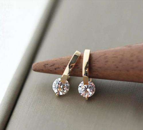 Oorbellen Swarovski kristal NIEUW goud zilver ketting parel, Sieraden, Tassen en Uiterlijk, Oorbellen, Nieuw, Hangers, Zilver