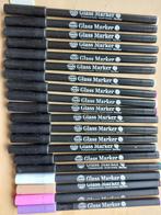 Glass markers. 20 stuks. 19 zijn afgebeeld, Ophalen of Verzenden, Nieuw, Potlood of Stift