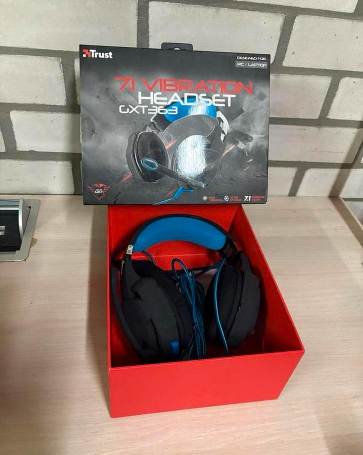 Verlichte Galing-headset, Computers en Software, Headsets, Zo goed als nieuw, Ophalen of Verzenden