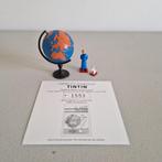 Kuifje / Tintin pixi met wereldbol uit 2000, Verzamelen, Stripfiguren, Ophalen of Verzenden, Kuifje, Nieuw, Beeldje of Figuurtje