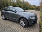 Audi Q5 2.0-Pro Line S-225pk-Nieuw motorblok-Panoramadak, Auto's, 1730 kg, Zwart, 4 cilinders, Leder en Stof