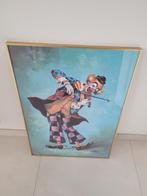Schilderij Clown 70cmx50cm, Antiek en Kunst, Ophalen of Verzenden