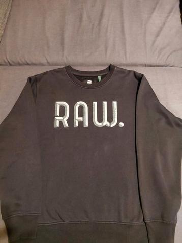 Donkergrijze sweater van " G Star Raw" maat XL beschikbaar voor biedingen