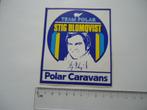 sticker oud SAAB STIG BLOMQVIST Polar race rally autocross, Verzenden, Zo goed als nieuw, Bedrijf of Vereniging