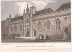 St. John's Hospital and Chapel, Exeter Ingekl. Staalgravure, Antiek en Kunst, Kunst | Etsen en Gravures, Ophalen of Verzenden