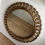 Grote Gouden brocante Spiegel  van 120 cm, Huis en Inrichting, Woonaccessoires | Spiegels, Ophalen, Gebruikt, 100 tot 150 cm, Rond