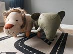 Kinder dieren poef krukje leeuw en olifant, Ophalen of Verzenden, Zo goed als nieuw, Overige typen