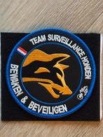Patch Team Surveillance honden, Ophalen of Verzenden, Marechaussee, Nederland, Embleem of Badge