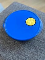 Tupperware magnetronschaal 800 ml, Ophalen of Verzenden, Gebruikt, Blauw, Schaal
