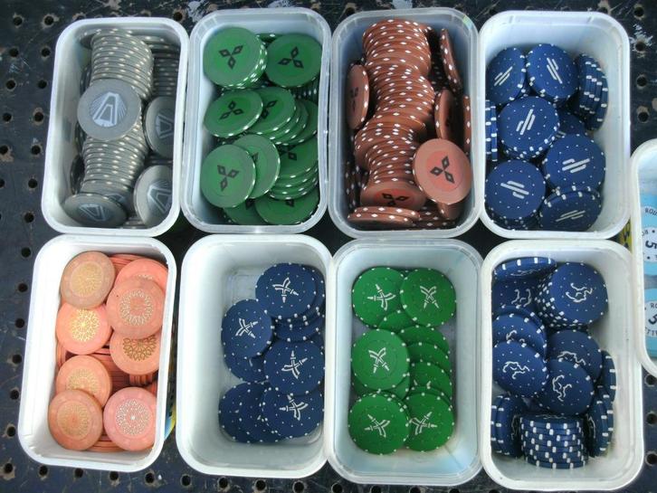 (20) . verzameling oude H.C. HOLLAND CASINO fiche - chip, Verzamelen, Complete verzamelingen en Collecties, Ophalen of Verzenden