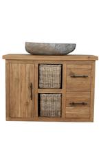 massief teak badkamermeubels, Overige typen, Nieuw, Minder dan 100 cm, 25 tot 50 cm