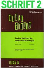 Bo34 bladmuziek orgel studio schrift 2 eenvoudig, Orgel, Gebruikt, Klassiek, Ophalen of Verzenden