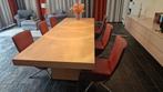Tafel / Eettafel GROOT met 6 eettafelstoelen - 310 X 100 CM, Ophalen, 200 cm of meer, 50 tot 100 cm, Vijf personen of meer