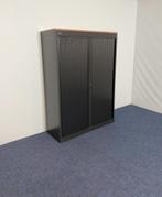 1 x Roldeurkast Emmein, zwart, H 167 x B 120 x D 45 cm., Huis en Inrichting, Bureaus, Ophalen, Gebruikt