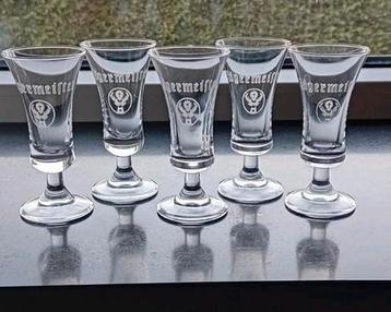 5 Jägermeister borrelglaasjes 2 cl beschikbaar voor biedingen