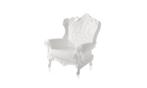 Queen of Love fauteuil, wit en roze, Huis en Inrichting, Fauteuils, Ophalen, Kunststof, Barok, Nieuw
