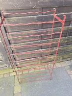 Vintage Frans metalen wijnrek voor 60 flessen, Huis en Inrichting, Woonaccessoires | Wijnrekken, Ophalen, Heikant 21 Kaatsheuvel