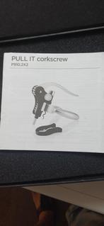 Hefboom kurkentrekker / pull it corkscrew, Huis en Inrichting, Keuken | Keukenbenodigdheden, Ophalen of Verzenden, Nieuw