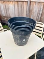 4x Elho plantenbak met schotel, Ophalen, Kunststof, Gebruikt, Rond