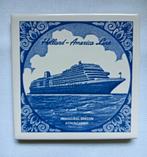 Holland America Line tegeltje, Verzamelen, Scheepvaart, Ophalen of Verzenden, Nieuw, Gebruiksvoorwerp