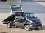 Iveco Daily 35C21 Open Laadbak Dubbel Cabine 210PK 3.0L Dubb, Auto's, Bestelauto's, Automaat, Stof, Euro 6, 4 cilinders