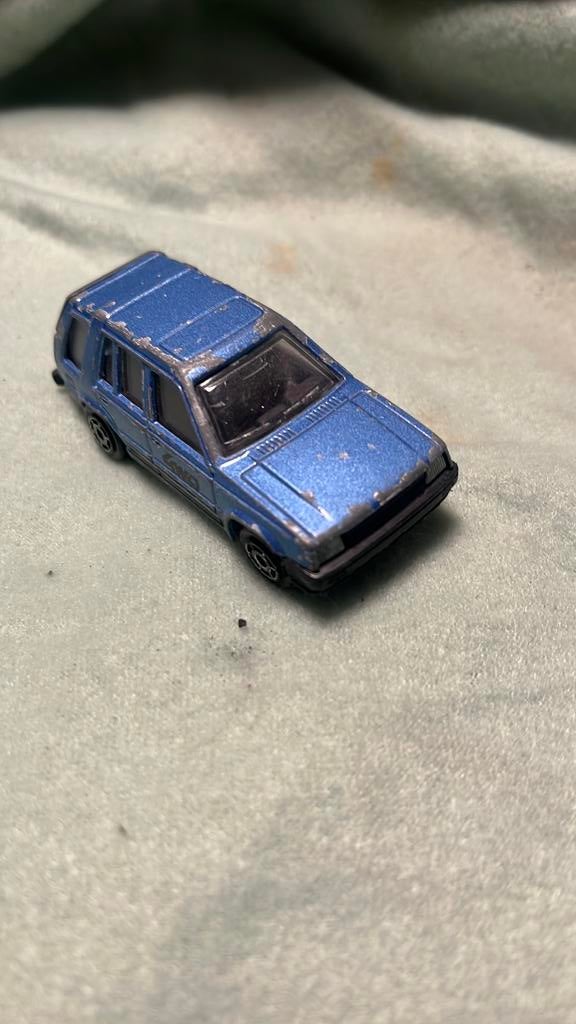 Majorette Toyota 4WD Tercel Diecast Blue Car 1:55 No. 273, Ophalen of Verzenden, Zo goed als nieuw, Auto