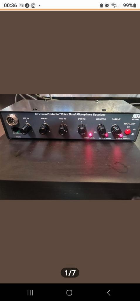 MFJ Equalizer voor Yeasu/Kenwood/Icom, Telecommunicatie, Zenders en Ontvangers, Ophalen of Verzenden