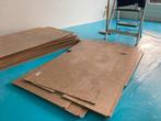 Hardboard platen en planken - vloerbescherming, Doe-het-zelf en Verbouw, Platen en Panelen, Ophalen of Verzenden, Gebruikt, Hout