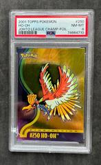 Pokemon topps Johto League - Silver foil #250 Ho-Oh - PSA8, Ophalen of Verzenden, Zo goed als nieuw, Losse kaart, Foil
