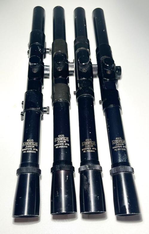 4x Lisenfeld 4x15 Junior richtkijker, Sport en Fitness, Schietsport-accessoires, Gebruikt, Ophalen of Verzenden