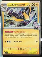 Pokemon - Iono's Kilowattrel (JTG 055) Holo rare.., Ophalen of Verzenden, Nieuw, Losse kaart, Foil