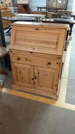 diverse Bureau Secretaire - Vintage Houten Bureau, Ophalen, Gebruikt, Vintage