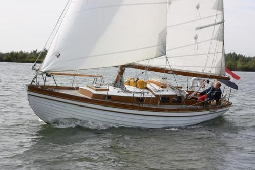 Klassiek hout overnaads zeiljacht Kroes, Watersport en Boten, Kajuitzeilboten en Zeiljachten, Gebruikt, Tourjacht of Cruiser, Hout