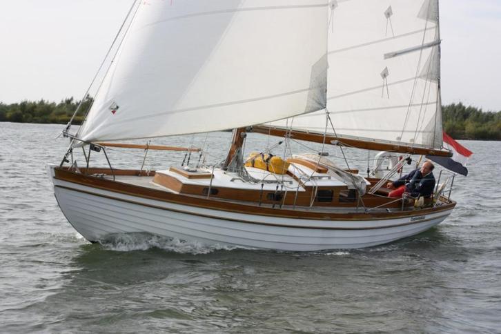 Klassiek hout overnaads zeiljacht Kroes, Watersport en Boten, Kajuitzeilboten en Zeiljachten, Gebruikt, Tourjacht of Cruiser, Hout
