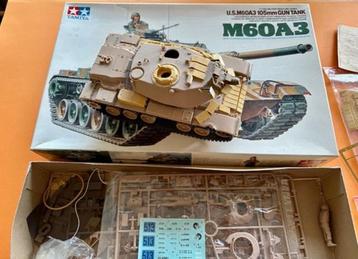 Tamiya	35140	U.S. M60A3 105mm Gun Tank  	1/35	gebouwd beschikbaar voor biedingen