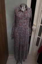 Lollys laundry geweldige design jurk blauwgrijs wit rood m, Maat 38/40 (M), Overige kleuren, Ophalen of Verzenden, Zo goed als nieuw