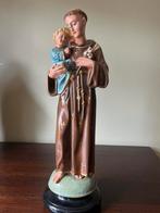 Plaasteren beeld Sint Antonius, Antiek en Kunst, Antiek | Religie, Ophalen of Verzenden