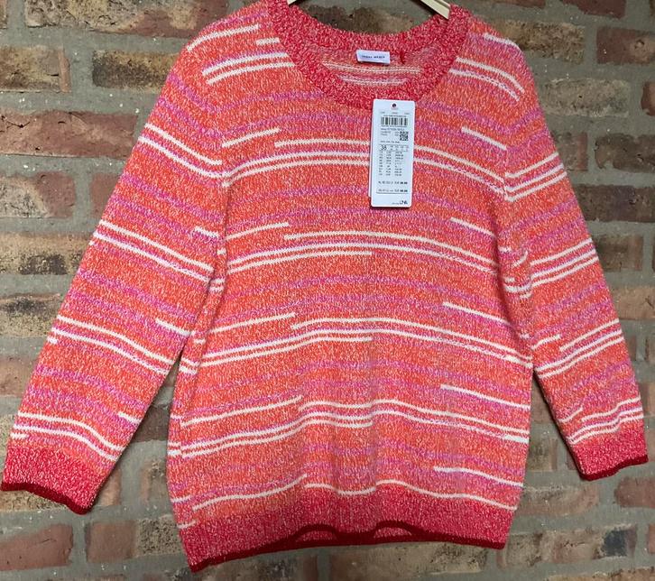 Gerry Weber! Nieuwe opvallend mooi trui rood 42 kaartje €100, Kleding | Dames, Truien en Vesten, Nieuw, Maat 42/44 (L), Rood, Ophalen of Verzenden