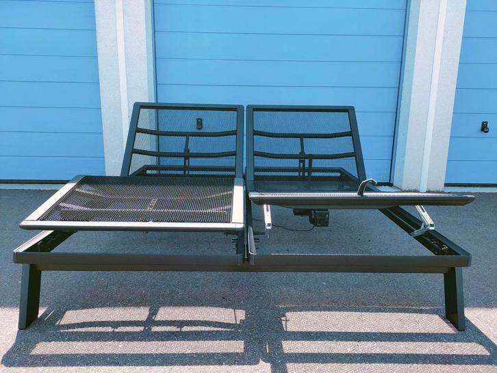 Auping Original bed elektrische verstelbaar, Huis en Inrichting, Slaapkamer | Bedden, Tweepersoons, 180 cm, 200 cm, Metaal, Zwart