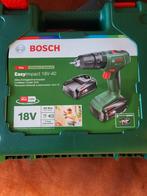 Bosch EasyImpact 18V-40 Accu Klopboormachine, Ophalen of Verzenden, Minder dan 400 watt, Variabele snelheid, Zo goed als nieuw
