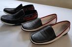 2 paar heren leren loafers instappers schoenen maat 42 43, Loafers, Verzenden, Windwater, Gedragen