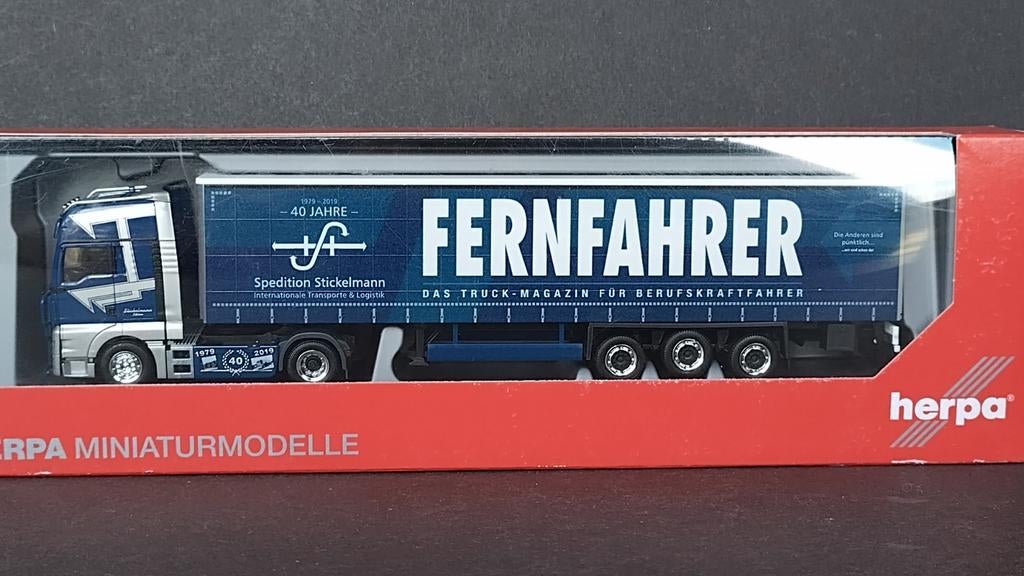 Man TGX XXL Fernfahrer 1:87 Herpa Pol, Trucks@herpa.de, Nieuw, Ophalen of Verzenden, Bus of Vrachtwagen