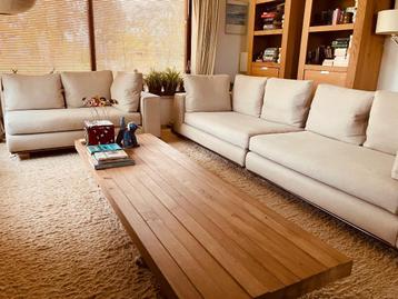 Salontafel design massief eiken beschikbaar voor biedingen