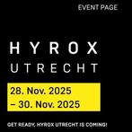 OPZOEK naar 1 x Hyrox Utrecht Solo Woman Open