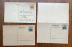 REICH DUITSE BEZETTING WO1 OB OST 3 BRIEFKAARTEN 1915-18 /F8, Ophalen of Verzenden, Briefkaart
