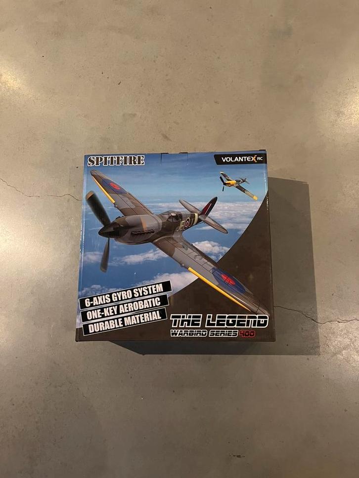 Volantex RC spitfire RTF, Hobby en Vrije tijd, Modelbouw | Radiografisch | Vliegtuigen, Zo goed als nieuw, Ophalen of Verzenden