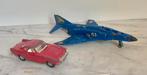 Dinky Toys Volvo P1800 en Phantom fighter plane, Verzenden, Gebruikt, Auto, Dinky Toys