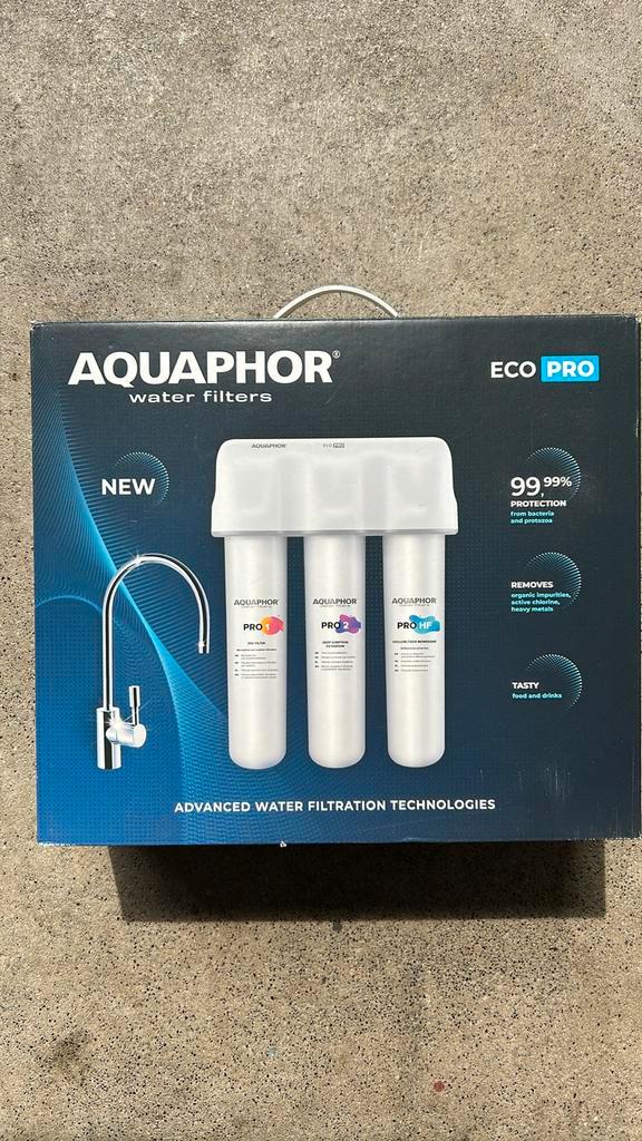 Waterfilter Aquaphor ECO PRO voor in de keuken (nieuw), Witgoed en Apparatuur, Bruiswatermachines, Nieuw, Ophalen of Verzenden